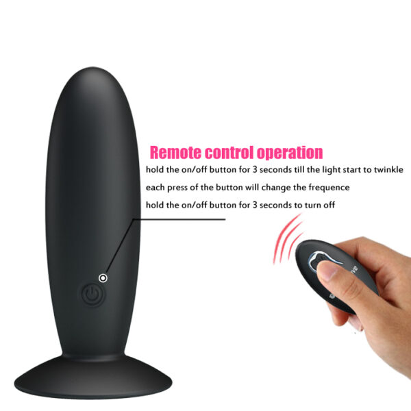 PRETTY LOVE   REMOTE CONTROL VIBRATING PLUG 12 function - obrazek 8