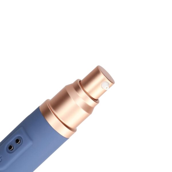 Travel Vibrator with Lube Compartment and Pump - obrazek 8