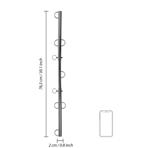 Spreader Bar with Multiple Hooks   Silver - obrazek 8
