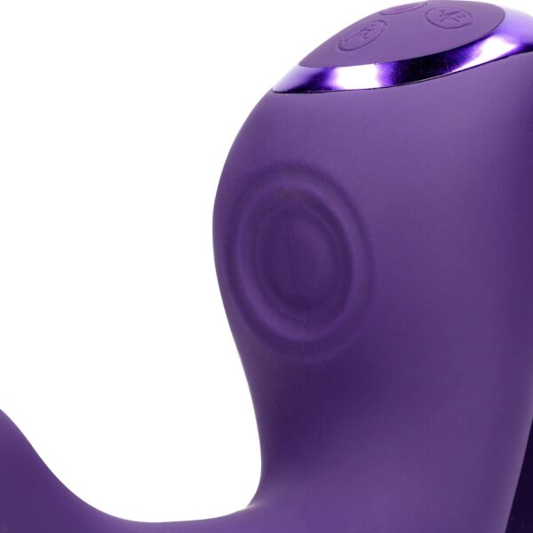 Riko   Rechargeable Triple Action Vibrator with Advanced Finger Motion & Pulse Wave Stimulator – Purple - obrazek 8