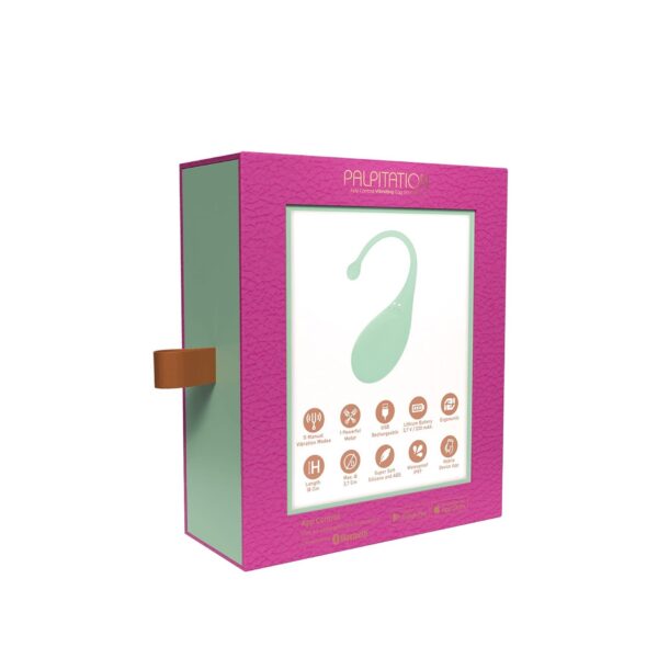 AD.Palpitation Mint (Huevo Vibrador + Cable + App) - obrazek 8