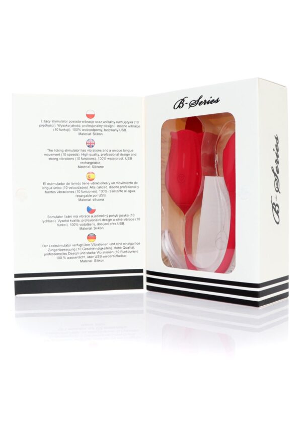 Stymulator   Licking massager with vibrating Egg USB 10 Functions - obrazek 8