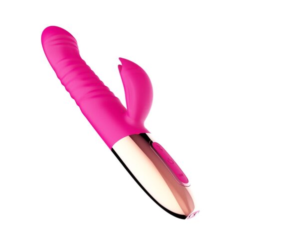 Wibrator   Rechargeable Thrusting Vibrator USB 10 Functions   Heating - obrazek 8