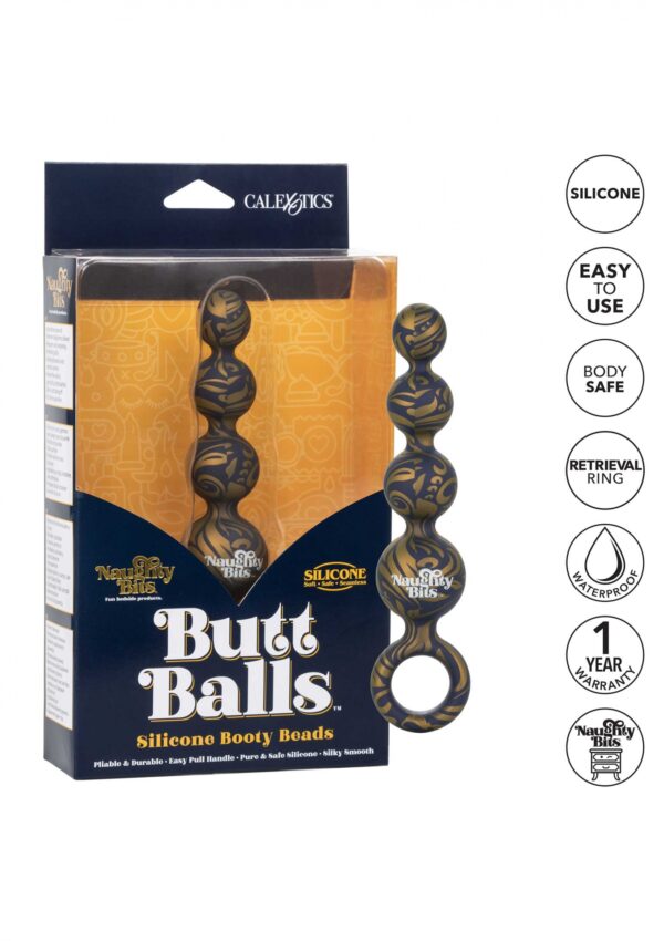 Butt Balls Booty Beads Purple - obrazek 8