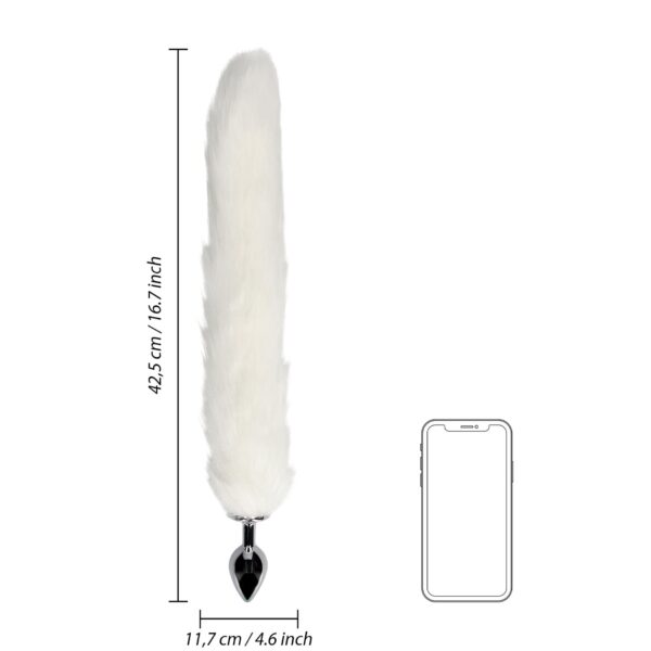 Fox Tail with Metal Butt Plug - obrazek 8