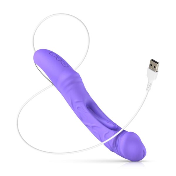 Good Vibes Only   Flax Vibrating Dildo with G Spot Stimulator - obrazek 8