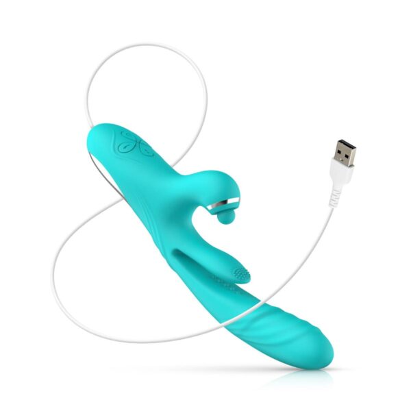 Good Vibes Only   Lisa Thrusting Rabbit Vibrator with G Spot Stimulator - obrazek 8