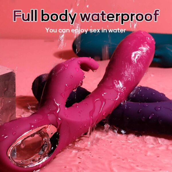 Rabbit vibrator PINK - obrazek 8