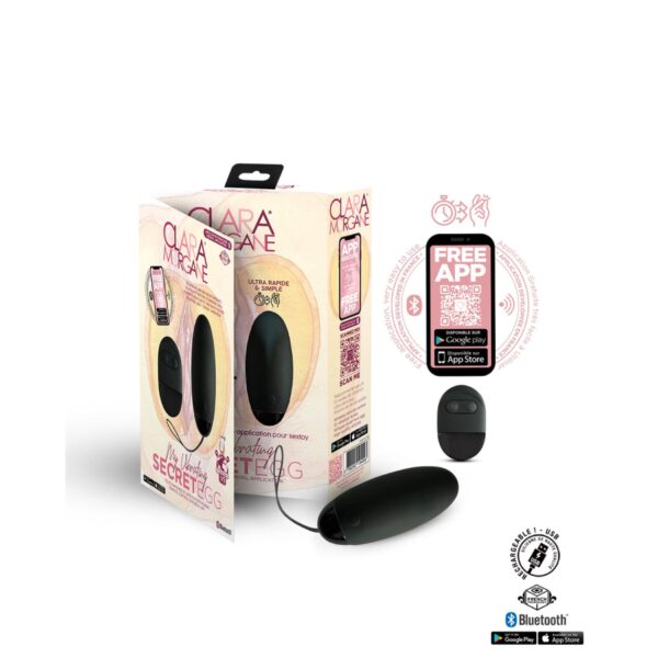 My Vibrating Secret EGG Black   App controlled - obrazek 8