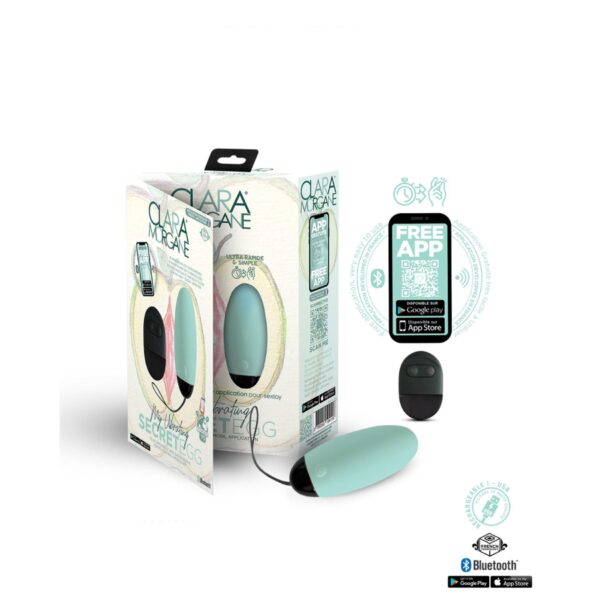 My Vibrating Secret EGG Turquoise   App controlled - obrazek 8
