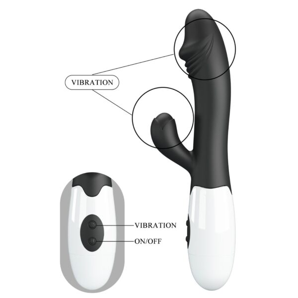 PRETTY LOVE   Snappy black, 30 vibration functions - obrazek 6