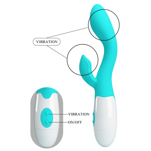 PRETTY LOVE   Brighty light blue, 30 vibration functions - obrazek 6