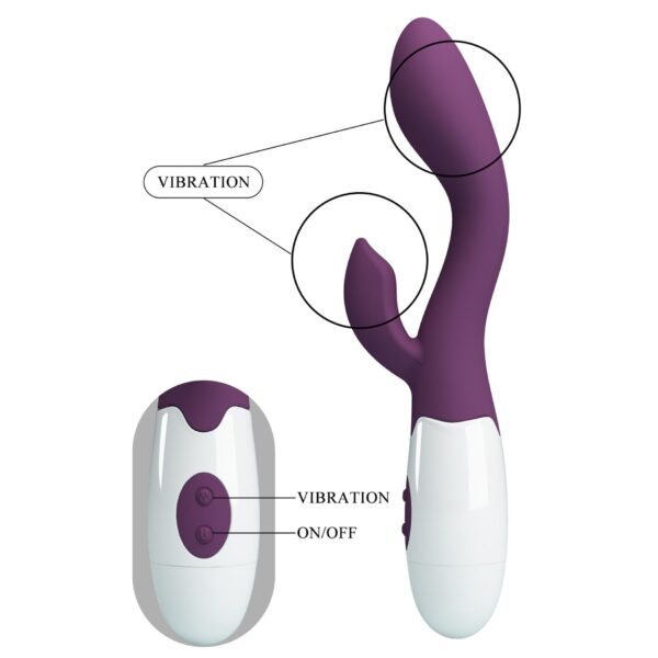 PRETTY LOVE   Brighty dark purple, 30 vibration functions - obrazek 6