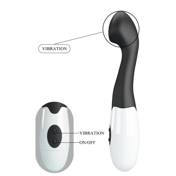 PRETTY LOVE   Charles black, 30 vibration functions - obrazek 6