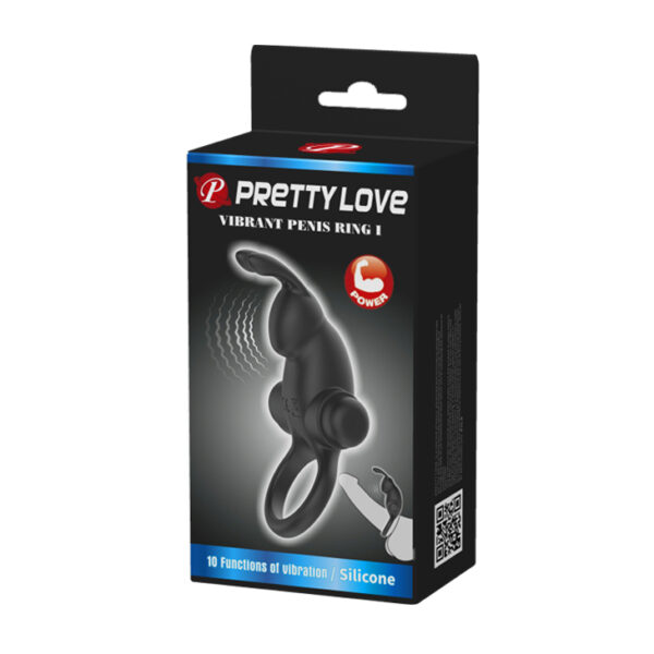 PRETTY LOVE   VIBRANT PENIS RING I Black - obrazek 8