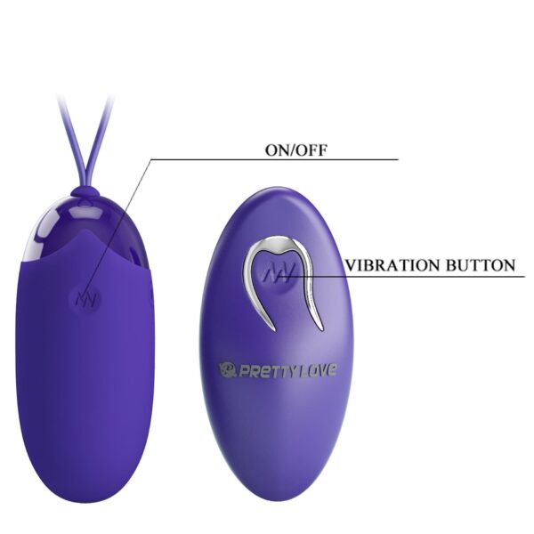 PRETTY LOVE   Berger   Youth,  Wireless remote control 12 vibration functions - obrazek 8