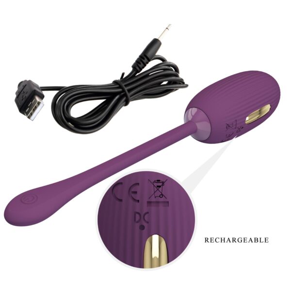 PRETTY LOVE   Doreen, 12 vibration functions 3 electric shock functions Mobile APP Long distance Control - obrazek 8