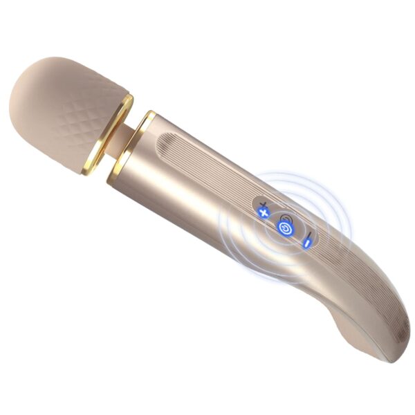 PRETTY LOVE   Interesting Massager Gold 5 levels of speed control 7 vibration functions - obrazek 8