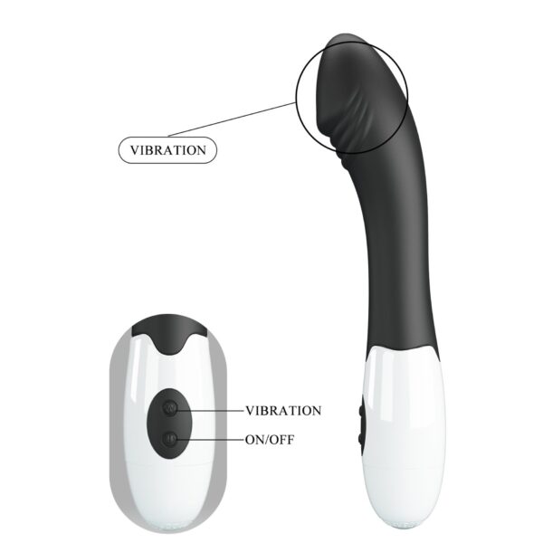 PRETTY LOVE   Elemental black, 30 vibration functions - obrazek 7