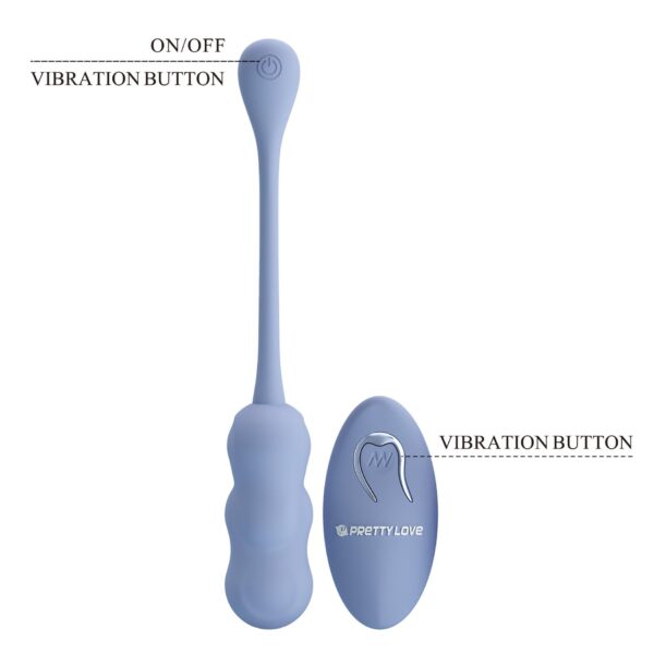 PRETTY LOVE   LESHY Dream Chaser 4, Blue, 12 vibration functions Wireless remote control - obrazek 8