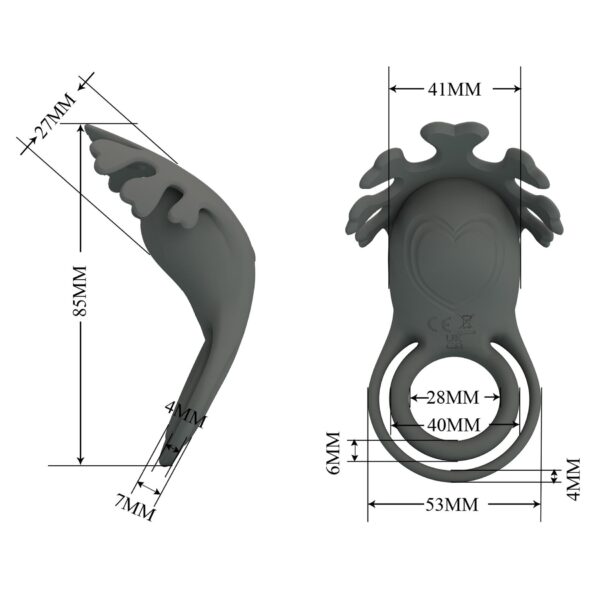 PRETTY LOVE   Master ring, 7 vibration functions Memory function - obrazek 8