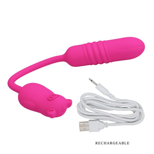 PRETTY LOVE   Nobikuma, 3 vibration functions 3 thrusting settings - obrazek 8