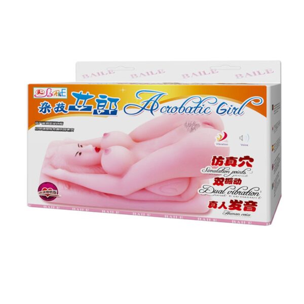 BAILE   Vibration Sex talk Double holes, 3 AAA batteries, TPR ABS - obrazek 8