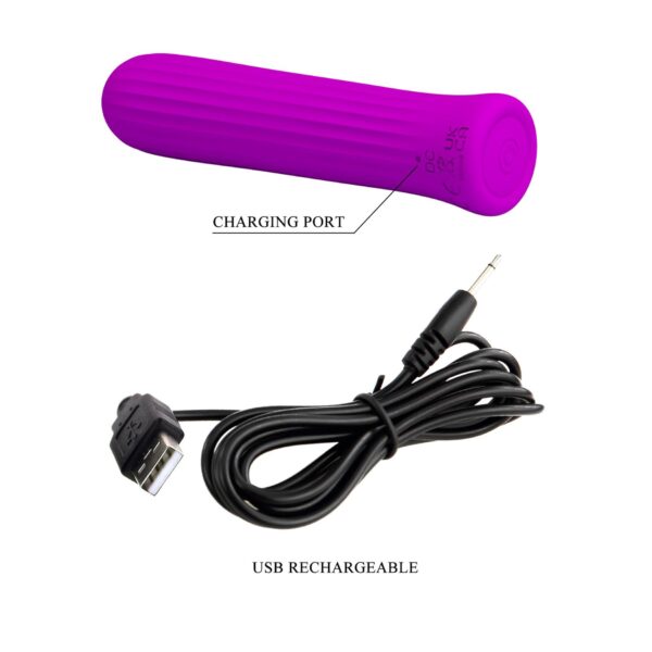 PRETTY LOVE   Blanche Purple, 12 vibration functions Memory function - obrazek 8