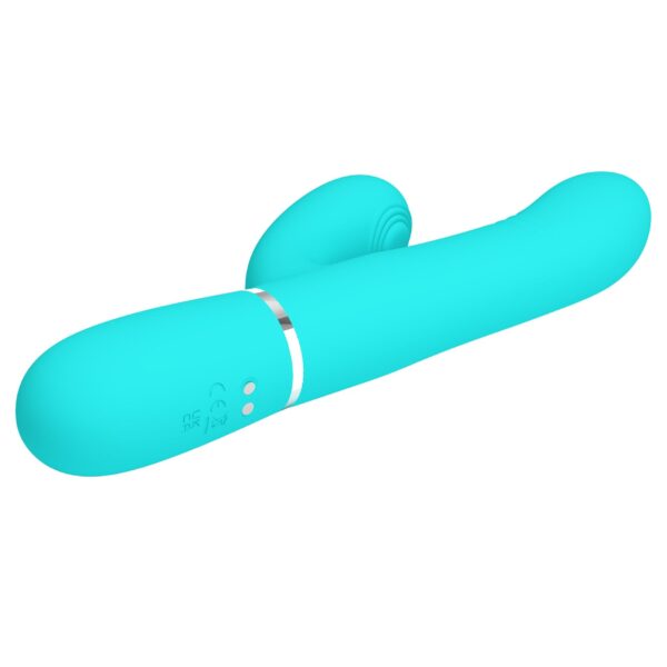 PRETTY LOVE   Mariana light blue, 7 vibration functions, 7 thrusting settings, 4 rolling functions, 4 nodding functions - obrazek 8