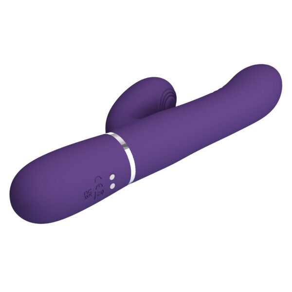 PRETTY LOVE   Mariana dark purple, 7 vibration functions, 7 thrusting settings, 4 rolling functions,4 nodding functions - obrazek 8
