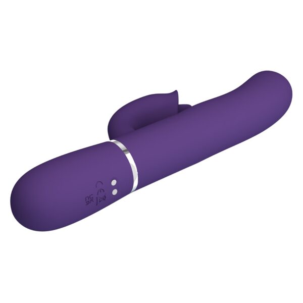 PRETTY LOVE   Gigi dark purple, 7 thumping functions 7 licking modes - obrazek 8