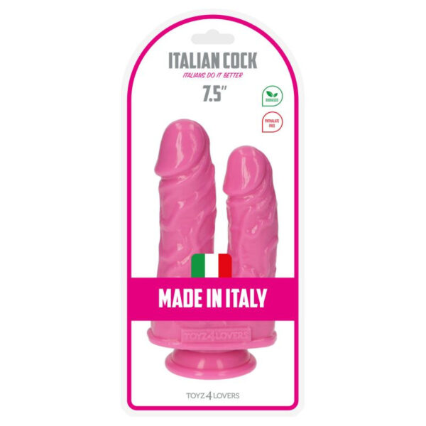Dildo  Romolo e Remo Pink 7.5 - obrazek 8