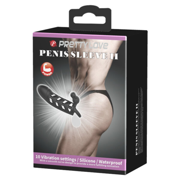PRETTY LOVE   Penis Sleeve II 10 functions - obrazek 8