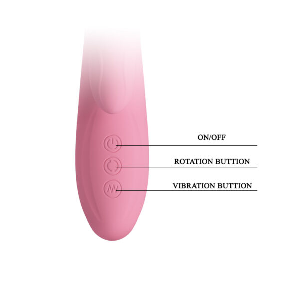 PRETTY LOVE   GINA 4 rotation 7 vibration USB - obrazek 7