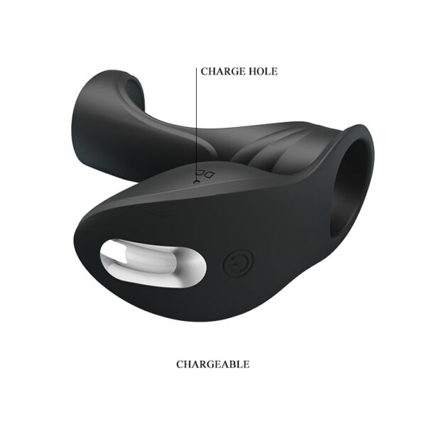 PRETTY LOVE  VIBRATION PENIS SLEEVE II, 7 vibration functions Memory function - obrazek 7