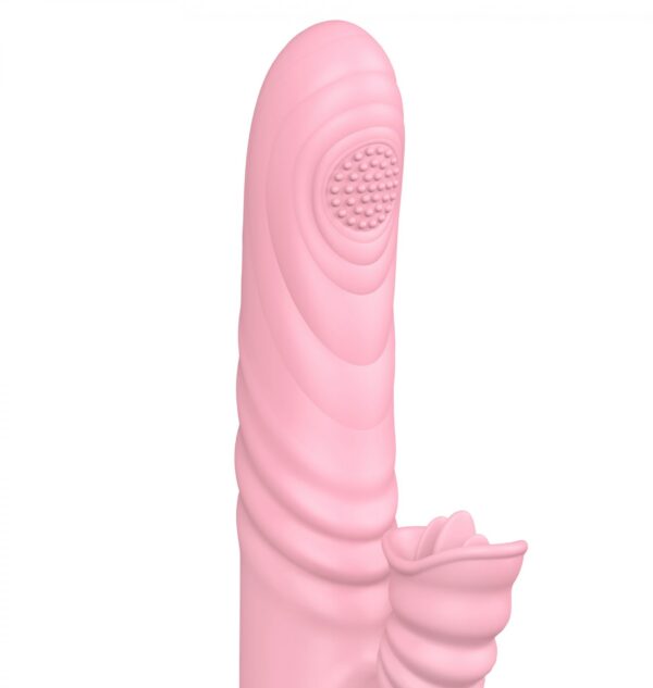 Wibrator Angelia, USB 3 functions of thrusting / 20 vibrations Flesh - obrazek 8