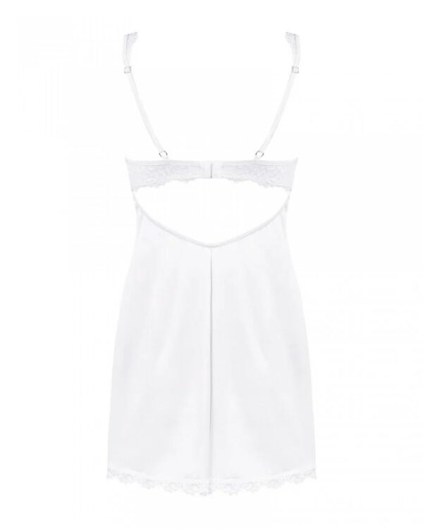 Bielizna Amor Blanco koszulka i stringi biały 2XL/3XL - obrazek 8