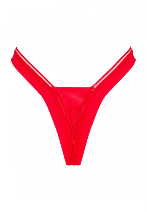 Bielizna Larisya stringi czerwone L/XL - obrazek 8