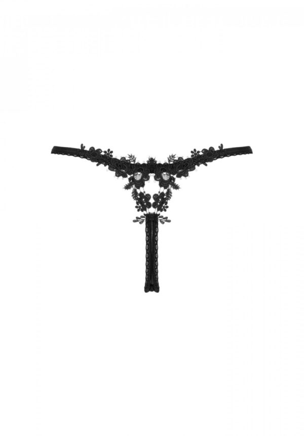 Celia Noir thong   XS/S - obrazek 8