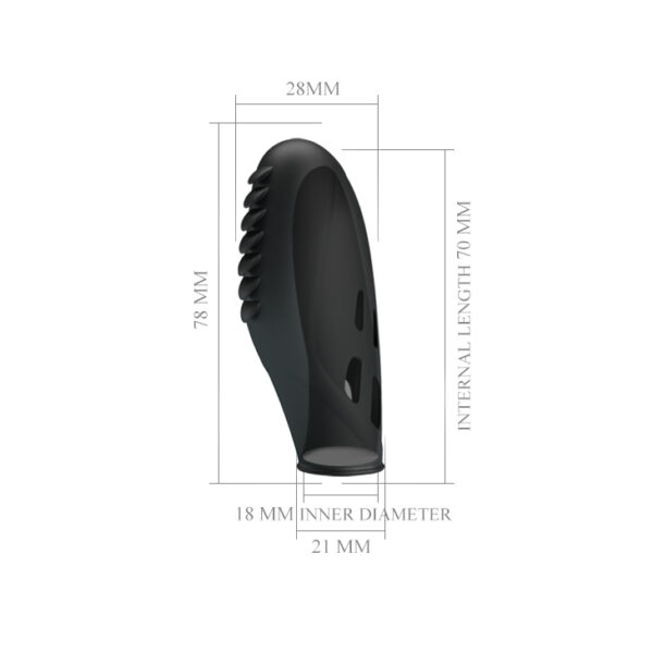 PRETTY LOVE   GILO 18mm Fingering Vibrator - obrazek 6