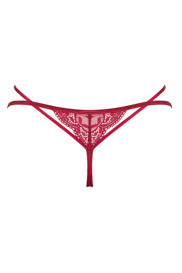 Bielizna Ivetta stringi czerwone L/XL - obrazek 8