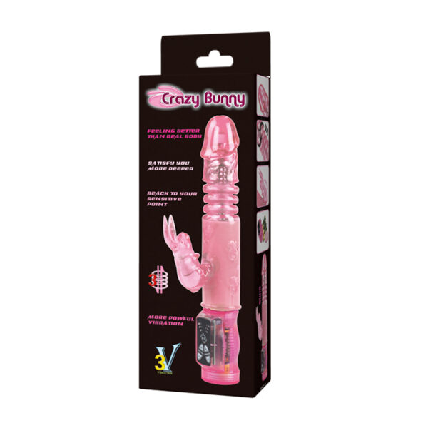 BAILE   Crazy Bunny, 3 vibration functions 3 rotation functions Thrusting - obrazek 7