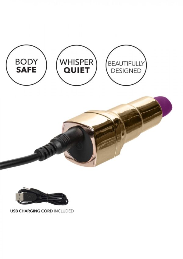 Bad Bitch Lipstick Vibrator Gold - obrazek 8