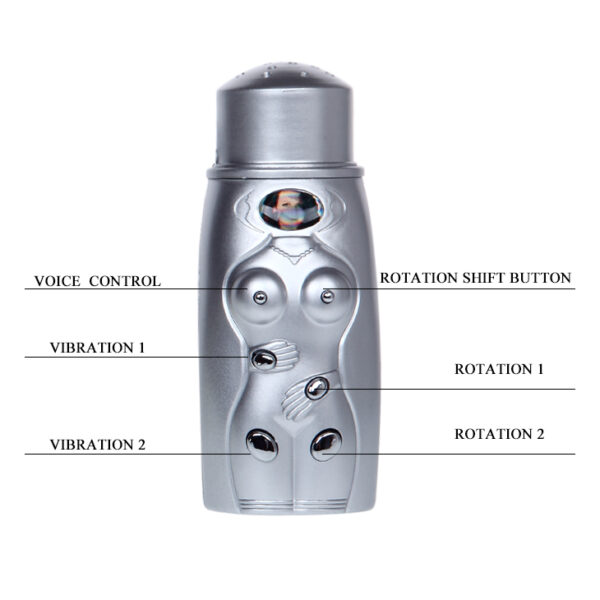 BAILE   SUPERCLIMAX, Heating function Vibration Rotation Sex talk Sucking - obrazek 5