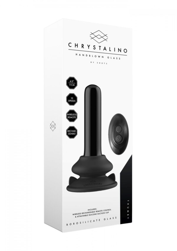 Thumby   With Suction Cup and Remote   10 Speed   Black - obrazek 9