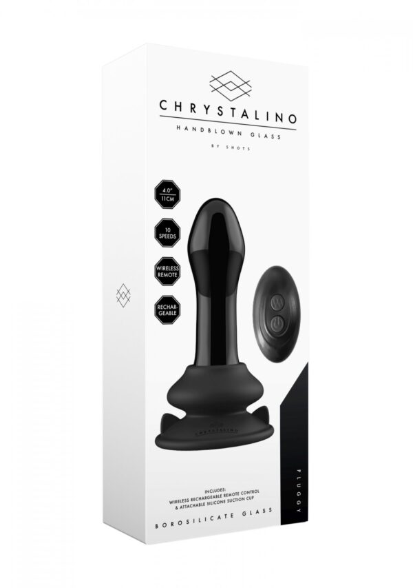Pluggy   With Suction Cup and Remote   10 Speed   Black - obrazek 9