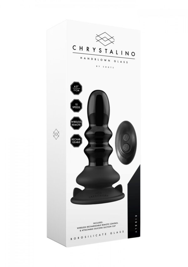 Ribbly   With Suction Cup and Remote   10 Speed   Black - obrazek 9