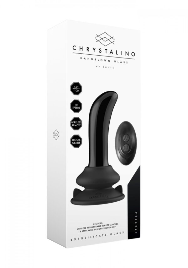 Prickly   With Suction Cup and Remote   10 Speed   Black - obrazek 9