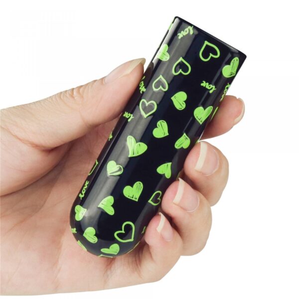 Rechargeable Glow in the dark Heart Massager - obrazek 9