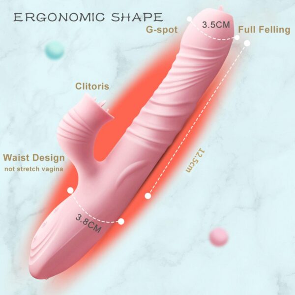 Wibrator Fanny USB  Pink - obrazek 9